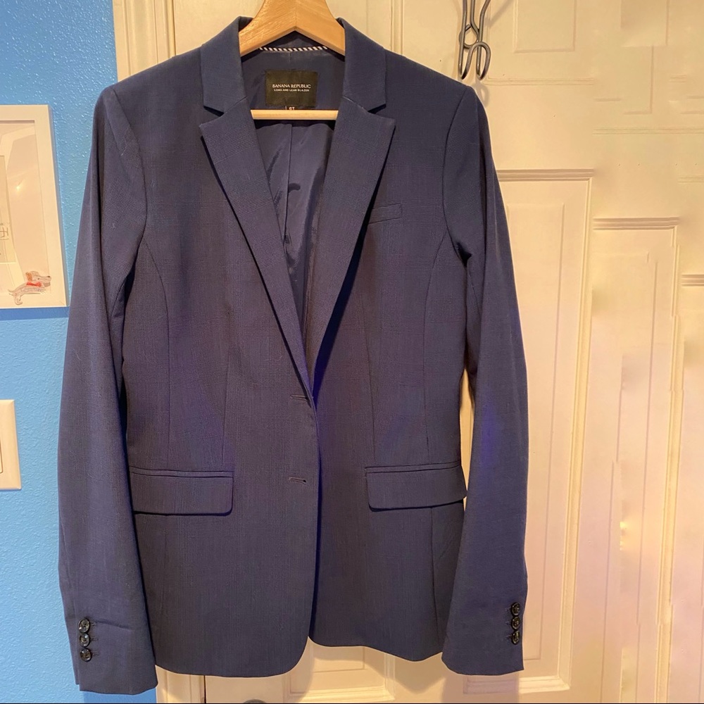 Banana Republic Navy Blue Blazer 6T NWOT